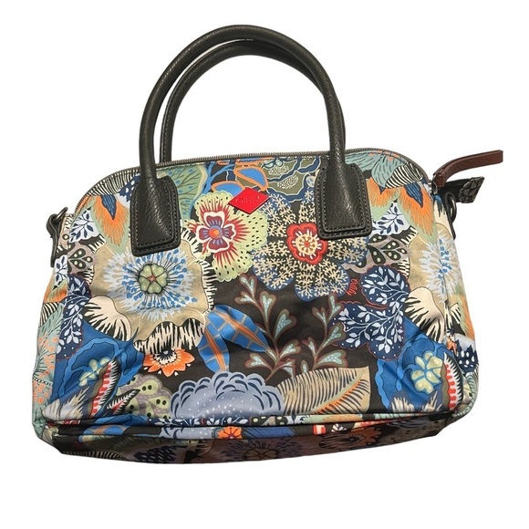 OILILY Black Ink Satchel Terry Janis Collection” Satchel —carried 2X - Picture 1 of 9